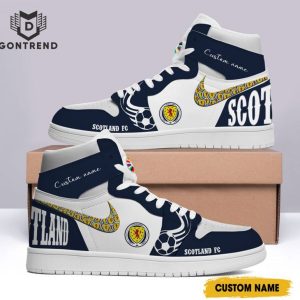 Personalized Scotland FC Euro 2024 Deisgn Air Jordan 1 High Top