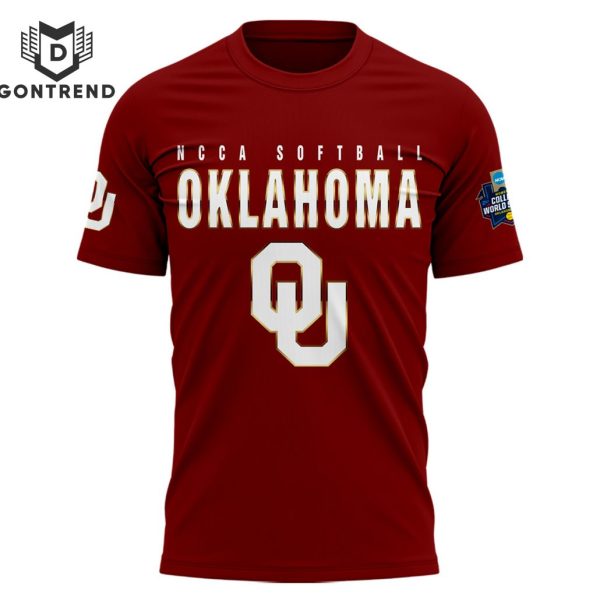 Oklahoma Sooners NCAA Softball Design 3D T-Shirt