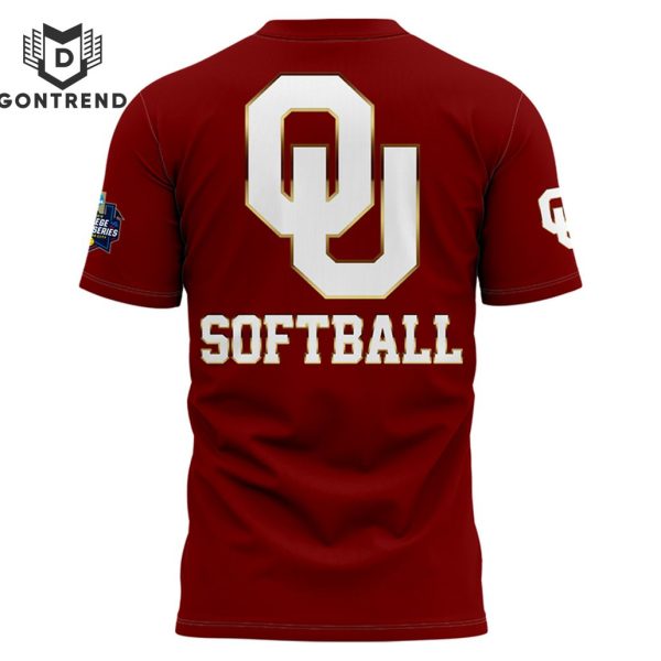 Oklahoma Sooners NCAA Softball Design 3D T-Shirt