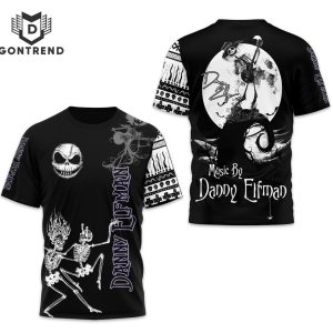 Music By Danny Elfman Design 3D T-Shirt