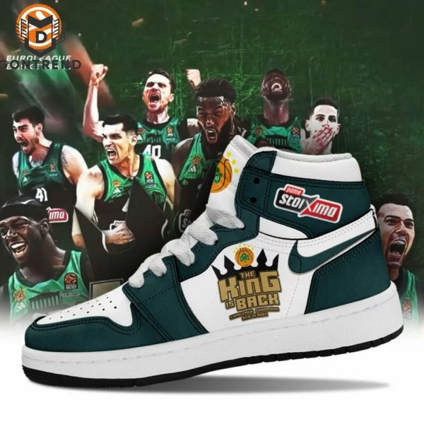 Panathinaikos Bc The King Is Back Euroleague Champions Berlin 2024 Air Jordan 1 High Top