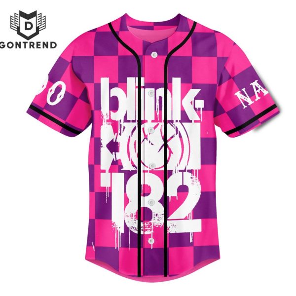 Personalized Blink-182 One More Time Tour Baseball Jersey