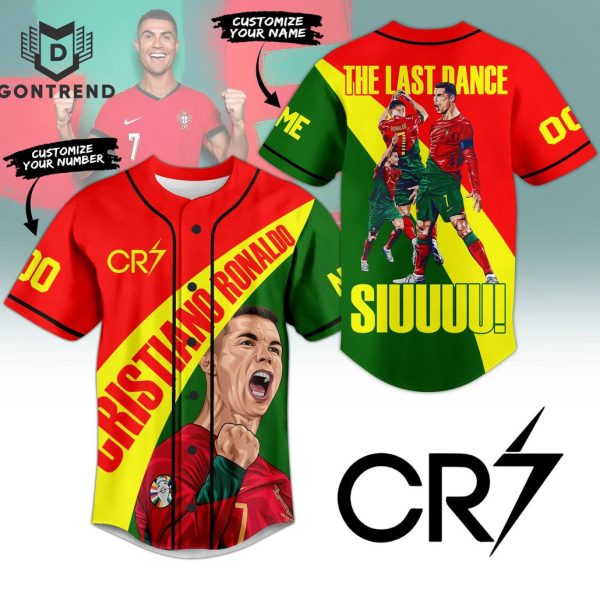 Personalized Cristiano Ronaldo The Last Dance Baseball Jersey