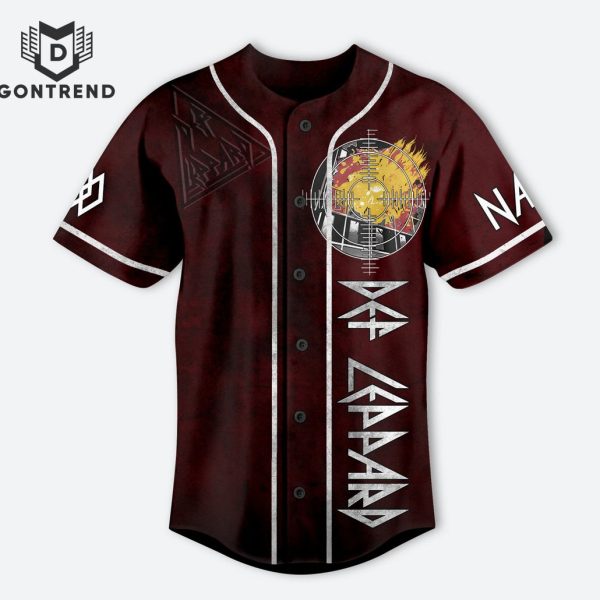 Personalized Def Leppard Baseball Jersey