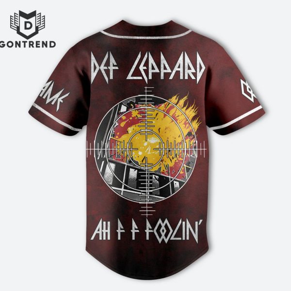 Personalized Def Leppard Baseball Jersey