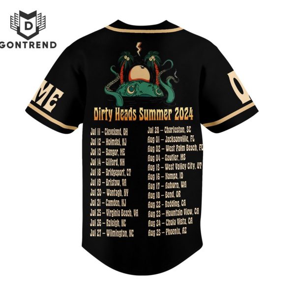 Personalized Dirty Heads Summer 2024 Baseball Jersey