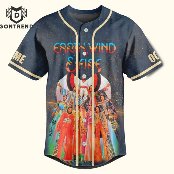 Personalized Earth, Wind & Fire 2024 Tour Baseball Jersey