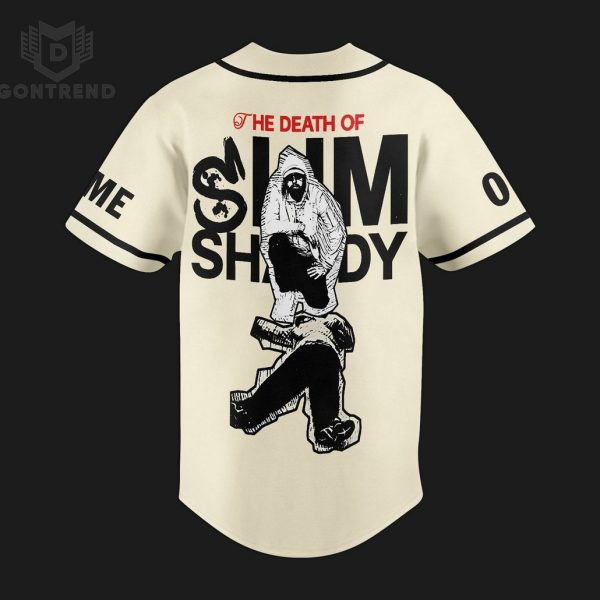 Personalized Eminem The Death Of Slim Shady Baseball Jersey