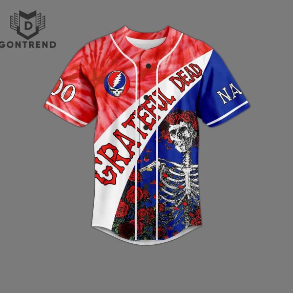 Personalized Grateful Dead U.S. Blues Baseball Jersey