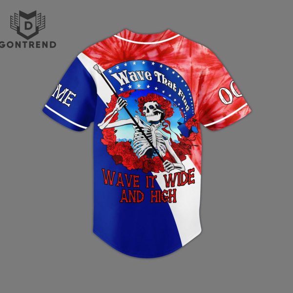 Personalized Grateful Dead U.S. Blues Baseball Jersey