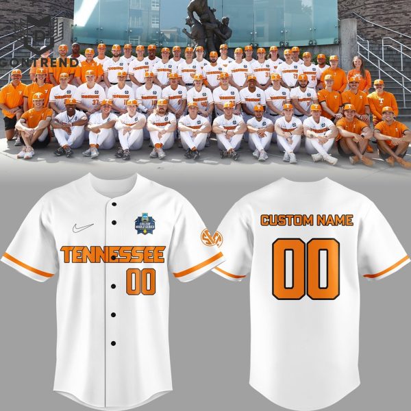 Personalized NCAA Tennessee Volunteers 2024 Baseball Jersey – White