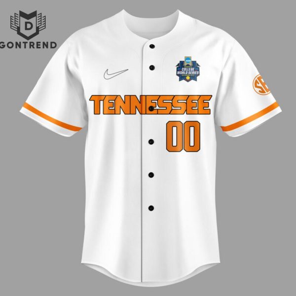 Personalized NCAA Tennessee Volunteers 2024 Baseball Jersey – White