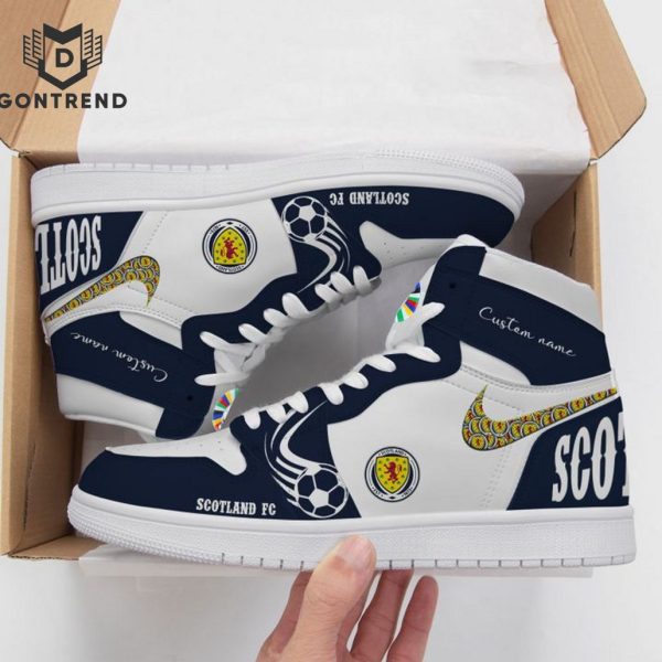 Personalized Scotland FC Euro 2024 Deisgn Air Jordan 1 High Top