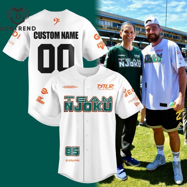 Personalized  Team Njoku Softball Design Baseball Jersey