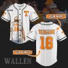 Personalized Tennessee Volunteers Morgan Wallen Baseball Jersey