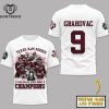 Personalized Texas A&M Aggies 2024 College World Series Champions 3D T-Shirt