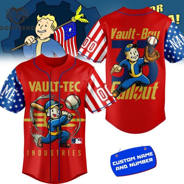 Personalized Vault-tec Industries Design Baseball Jersey