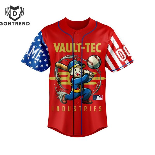 Personalized Vault-tec Industries Design Baseball Jersey