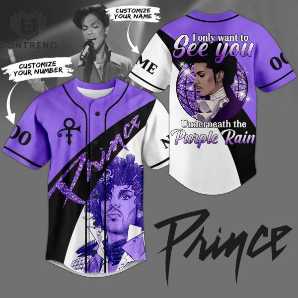 Prince – I Only Want To See You Underneath The Purple Rain 3D T-Shirt