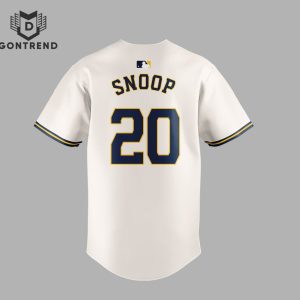 Milwaukee Brewers Snoop Dogg 20 Baseball Jersey