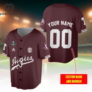 Personalise NCAA Texas A&M 2024 Baseball Jersey