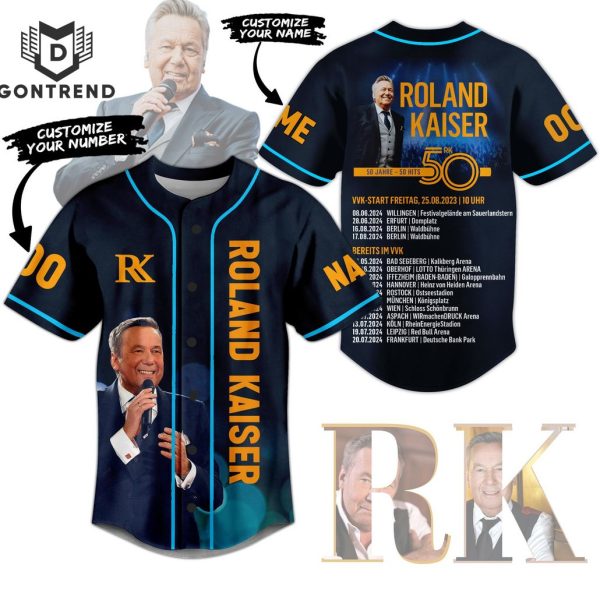 Roland Kaiser 50 Jahre – 50 Hits Baseball Jersey