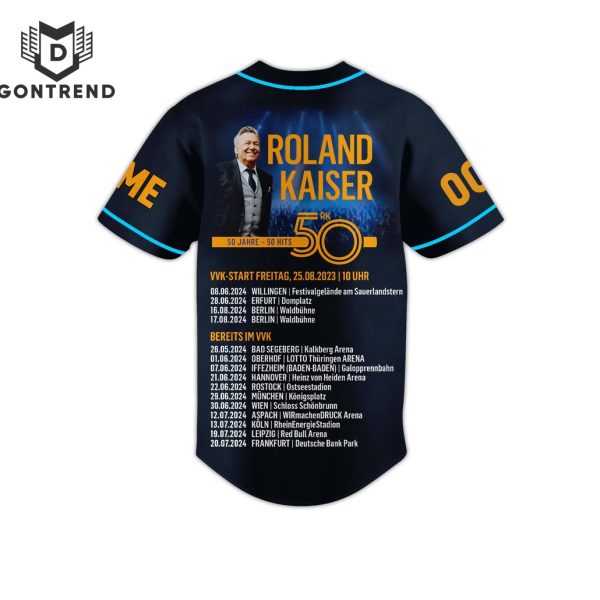 Roland Kaiser 50 Jahre – 50 Hits Baseball Jersey