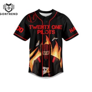 Twenty One Pilots – Dont Hesitate To Maybe Overcompensate Baseball Jersey