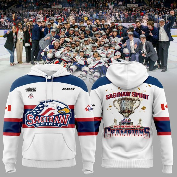 Saginaw Spirit Memorial Cup Champions 2024 Hoodie