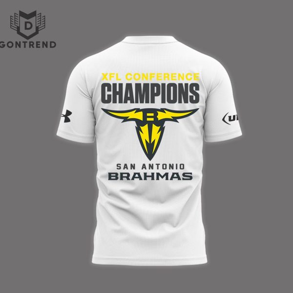 San Antonio Brahmas Xfl Conference Champions 2024 3D T-Shirt