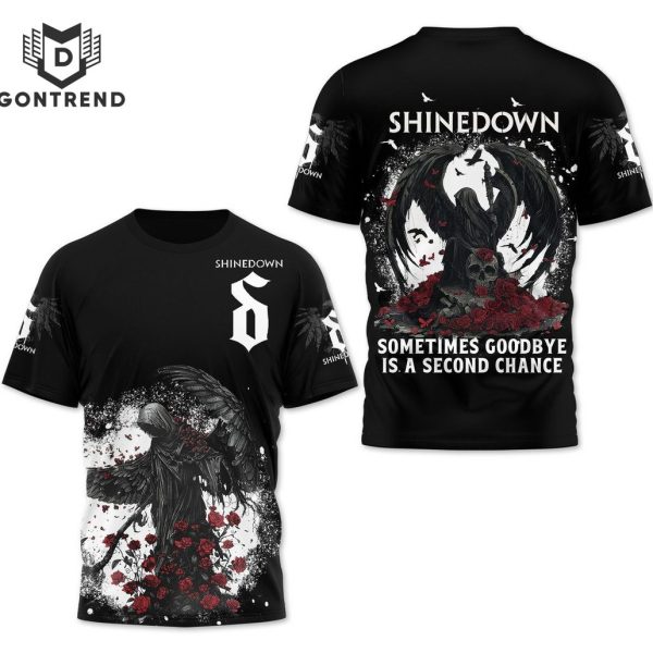 Shinedown – Sometimes Goodbye Is A Second Chance Design 3D T-Shirt