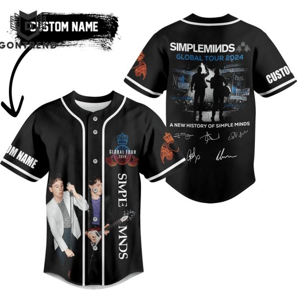 Simple Minds – Global Tour 2024 Baseball Jersey