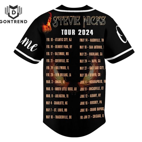 Stevie Nicks Tour 2024 Baseball Jersey