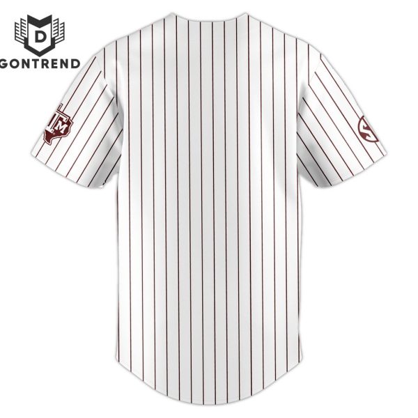 Texas A&M Aggies 2024 Men College World Series Baseball Jersey