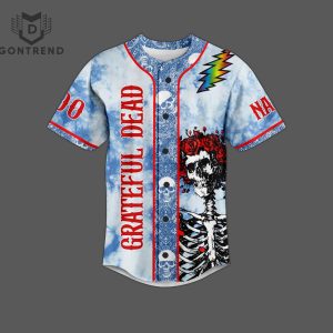 Grateful Dead Not All Who Wander Are Lost Baseball Jersey