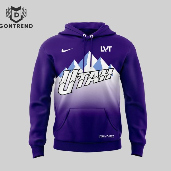 Utah Jazz Basketball Design Hoodie