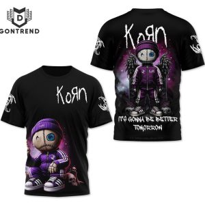 2024 Korn Band Design 3D T-Shirt