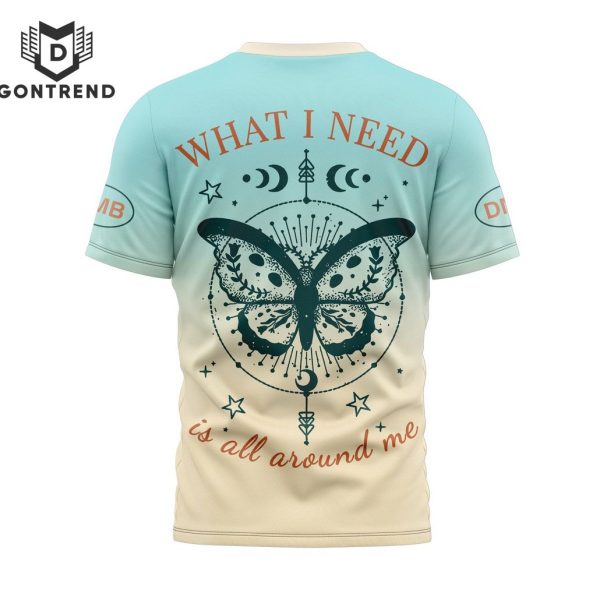 What I Need Is All Around Me – Dave Matthews Band 3D T-Shirt