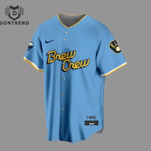 2024 Personalized Milwaukee Brewers Baseball Jersey – Blue