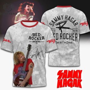 Sammy Hagar Red Rocker Signature 3D T-Shirt