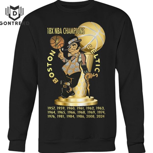 18X NBA Champions Boston Celtics Unisex T-Shirt