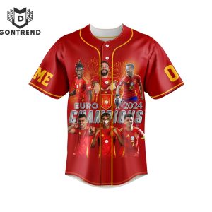 Personalized Spain Euro 2024 Champions 3D T-Shirt