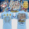 2024 Copa America Campeones Argentina 3D T-Shirt