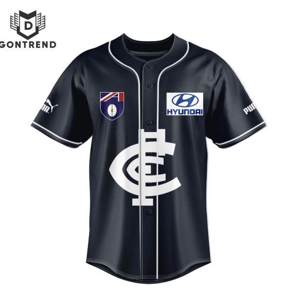 2024 Carlton Blues Adult Heritage Baseball Jersey