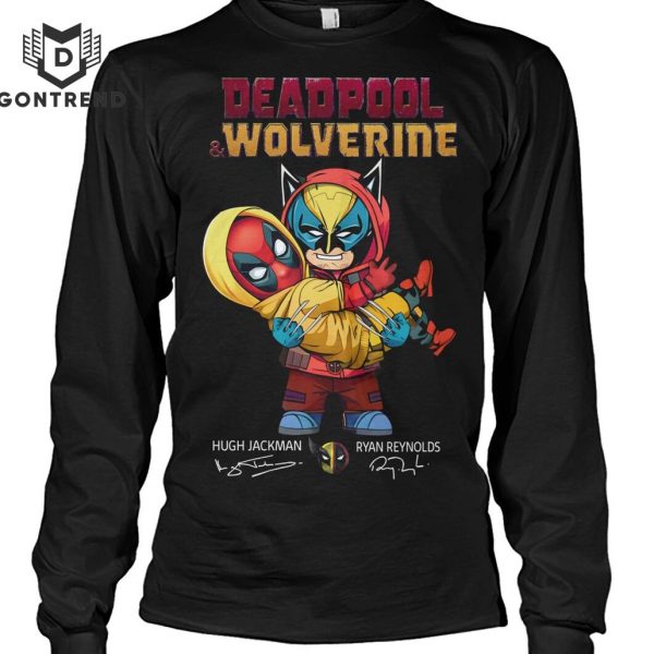 2024 Deadpool And Wolverine Hugh Jackman – Ryan Reynolds Signature Unisex T-Shirt