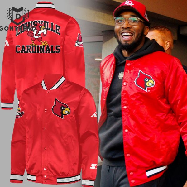 2024 Louisville Cardinals Football Baseball Jacket