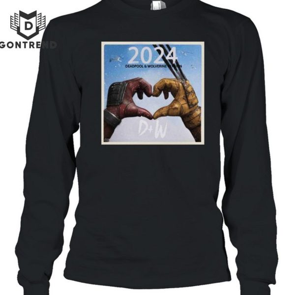 2024 Love Deadpool And Wolverine Unisex T-Shirt