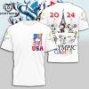 USA Drinking Team Paris Olympic 2024 3D T-Shirt