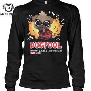 Deadpool And Wolverine Dogpool Smells Like Trouble Unisex T-Shirt