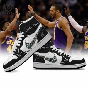 Personalized Utah Jazz NBA Air Jordan 1 High Top